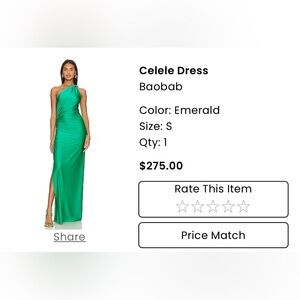 Celele Dress
Baobab / SIZE S / WORN ONCE